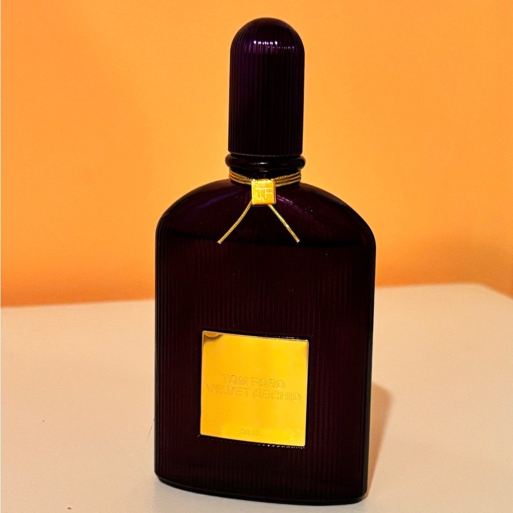 Tom Ford Velvet Orchid in Deep Purple with Gold Label